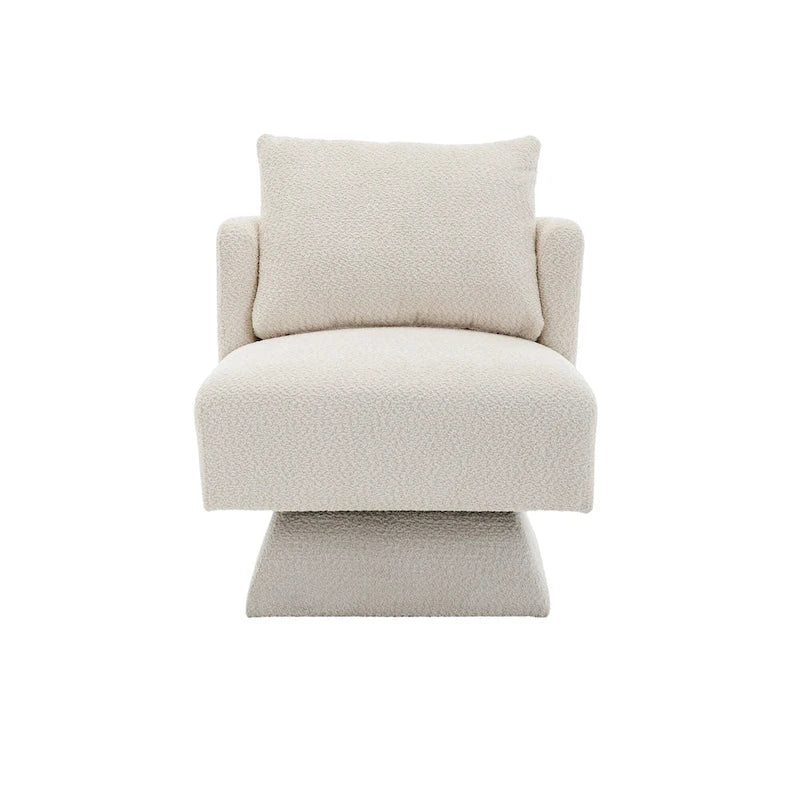 360-Degree Swivel Chenille Upholstered Accent Chairs for Living Room and Bedroom 28