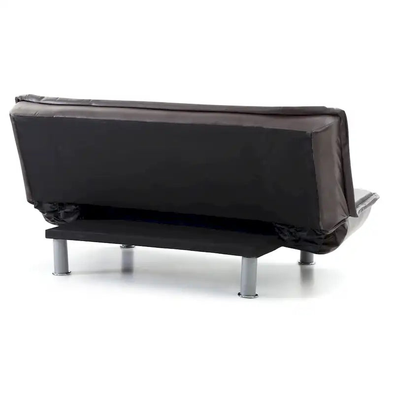 Lionel Faux Leather Convertible Sofa 24
