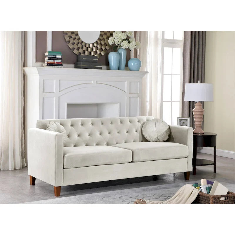 Lory Kitts Timeless Velvet Chesterfield Sofa 3
