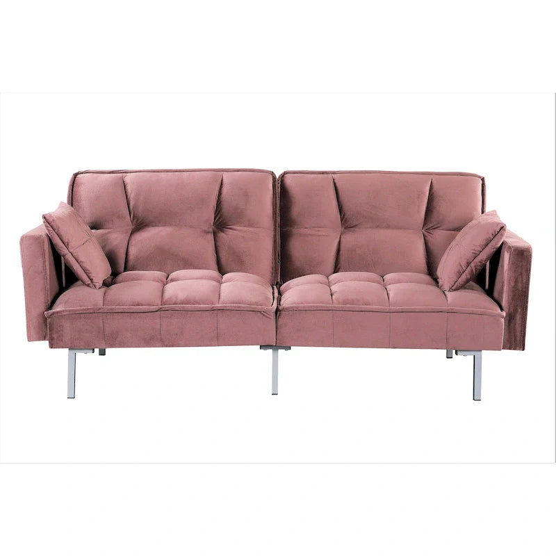 Bernal 75.6-Inch Velvet Sleeper Sofa Bed 27