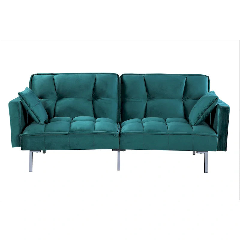Bernal 75.6-Inch Velvet Sleeper Sofa Bed 30
