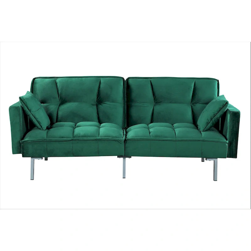 Bernal 75.6-Inch Velvet Sleeper Sofa Bed 31