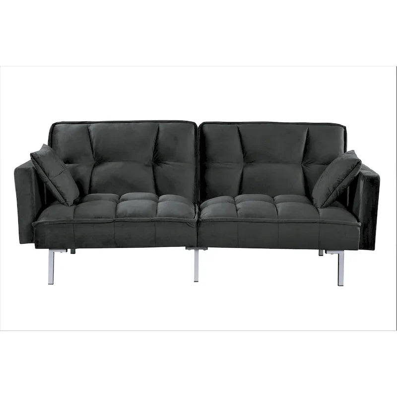 Bernal 75.6-Inch Velvet Sleeper Sofa Bed 1