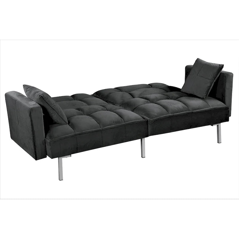 Bernal 75.6-Inch Velvet Sleeper Sofa Bed 2