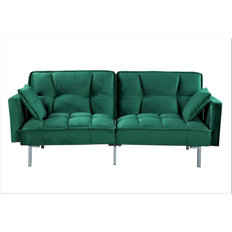 Bernal 75.6-Inch Velvet Sleeper Sofa Bed 4