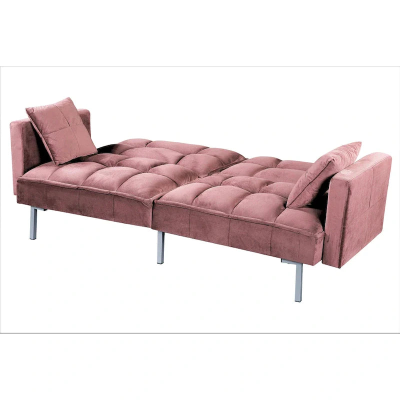 Bernal 75.6-Inch Velvet Sleeper Sofa Bed 10