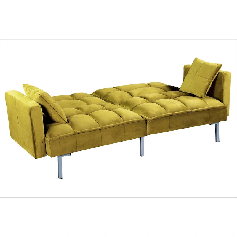 Bernal 75.6-Inch Velvet Sleeper Sofa Bed 18
