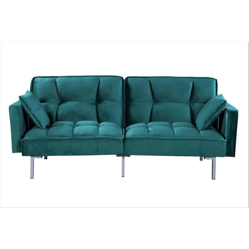 Bernal 75.6-Inch Velvet Sleeper Sofa Bed 20