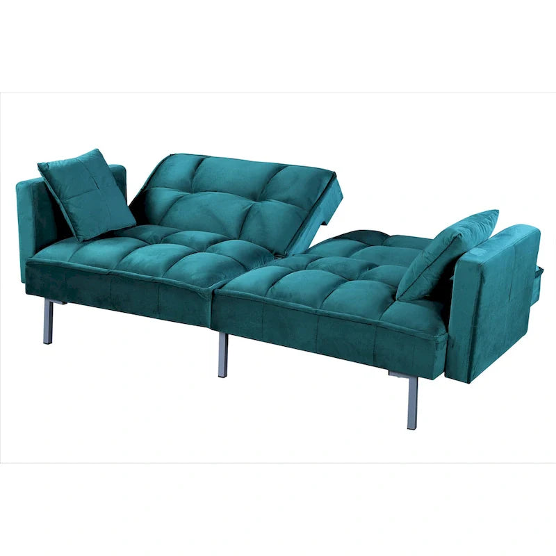 Bernal 75.6-Inch Velvet Sleeper Sofa Bed 21