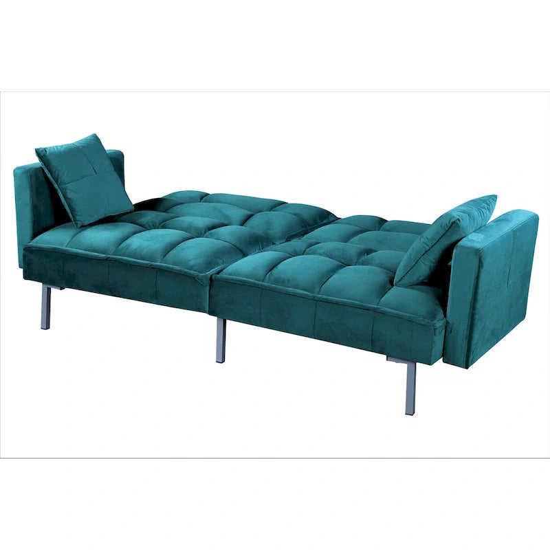 Bernal 75.6-Inch Velvet Sleeper Sofa Bed 22