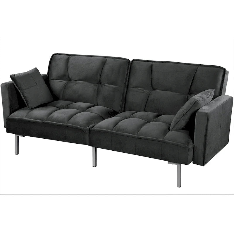 Bernal 75.6-Inch Velvet Sleeper Sofa Bed 24