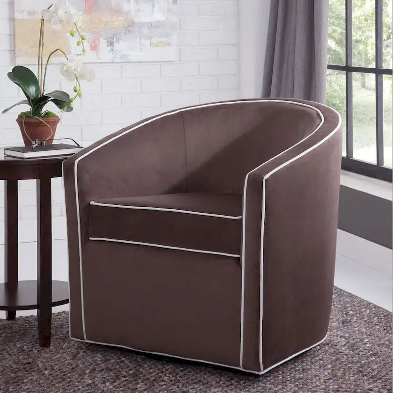 Greyson Living Kenton Barrel Swivel Chair 2
