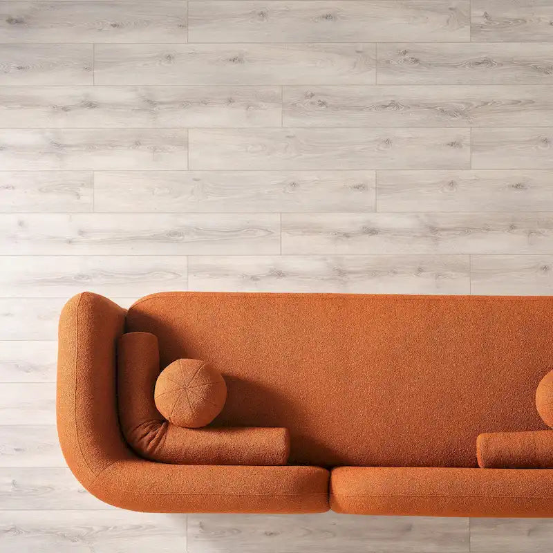 Milet Contemporary Curved Arm Sofa in Luxurious Boucle Fabric 3