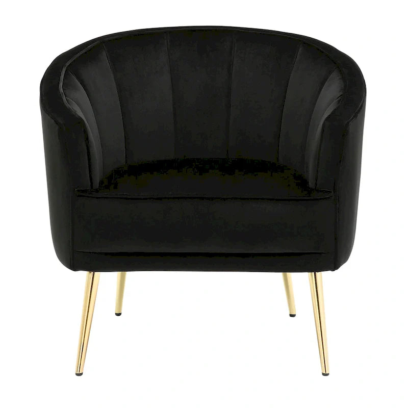 Randolf Velvet Accent Chair in Silver Orchid 10