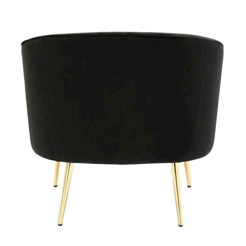Randolf Velvet Accent Chair in Silver Orchid 13