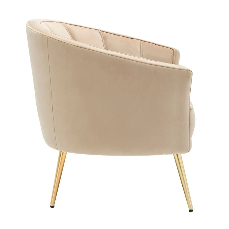 Randolf Velvet Accent Chair in Silver Orchid 18