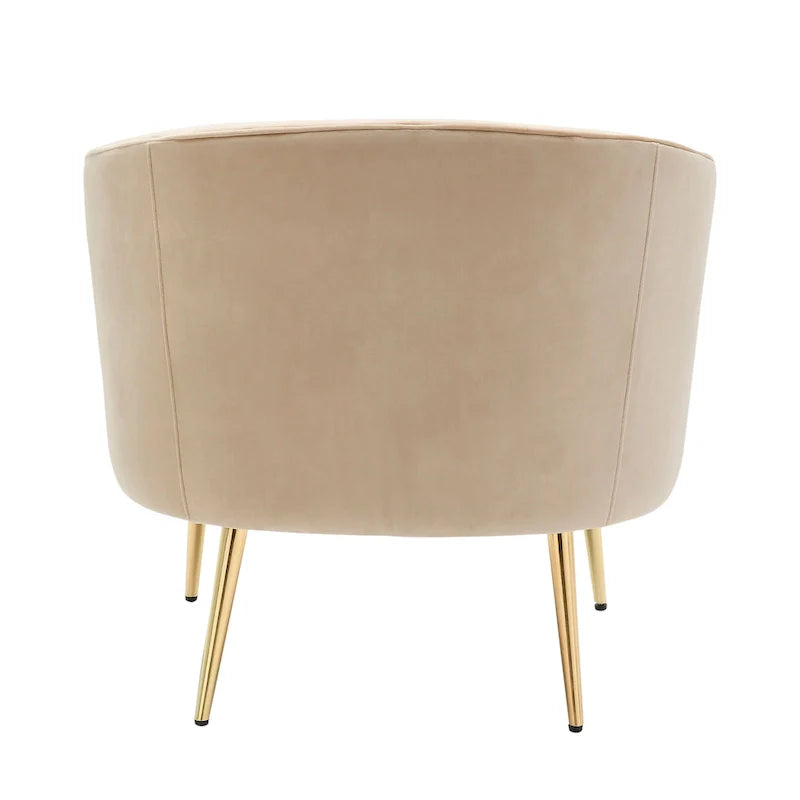 Randolf Velvet Accent Chair in Silver Orchid 19