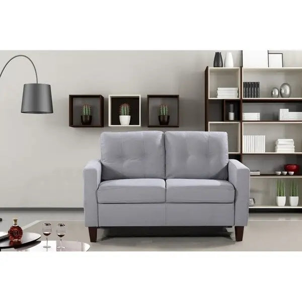 Harrad Mid-Century Modern 3-Piece Tufted Living Room Set 8