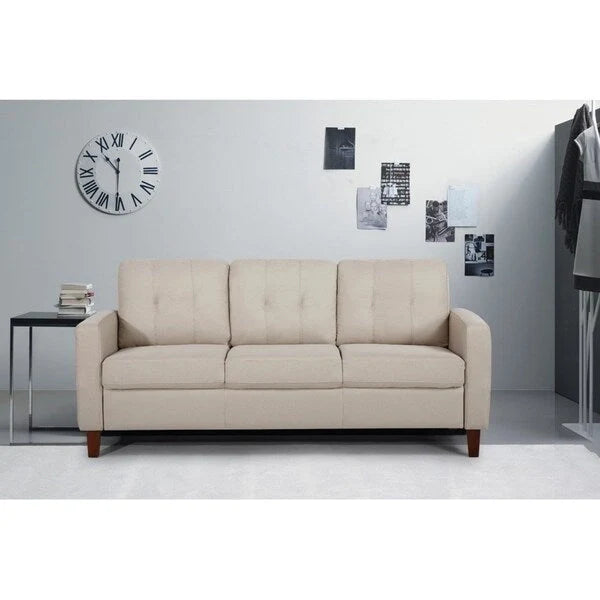 Harrad Mid-Century Modern 3-Piece Tufted Living Room Set 10