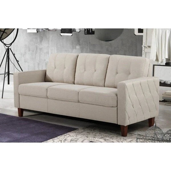 Harrad Mid-Century Modern 3-Piece Tufted Living Room Set 11