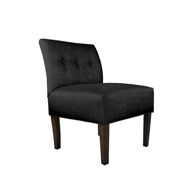 MJL Furniture Obsession Brownstone Button-Tufted Accent Chair (AS IS) 10
