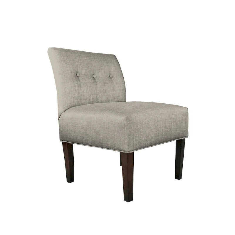 MJL Furniture Obsession Brownstone Button-Tufted Accent Chair (AS IS) 11