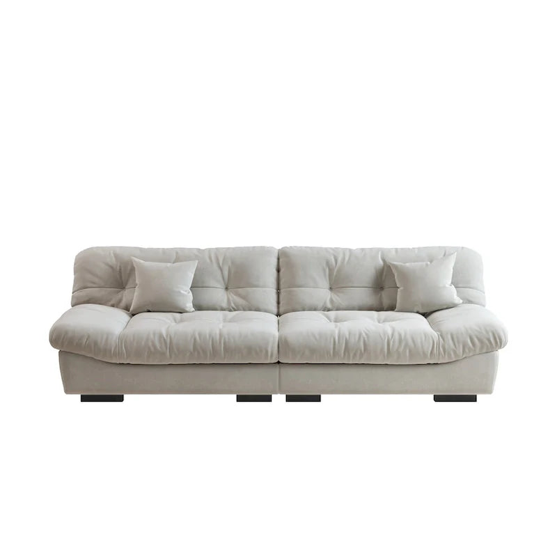 105 Minimalist Cloud Loveseat Sofa with Two Cushions 6