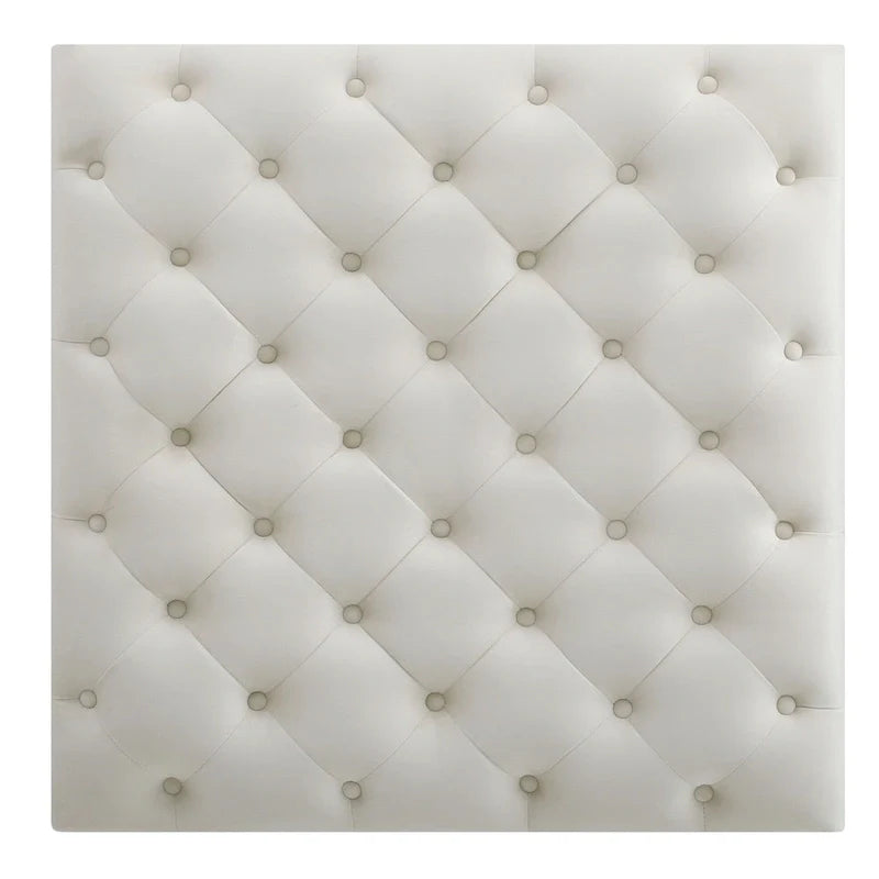 Luxurious Nola Velvet Tufted Extra-Large Ottoman 17