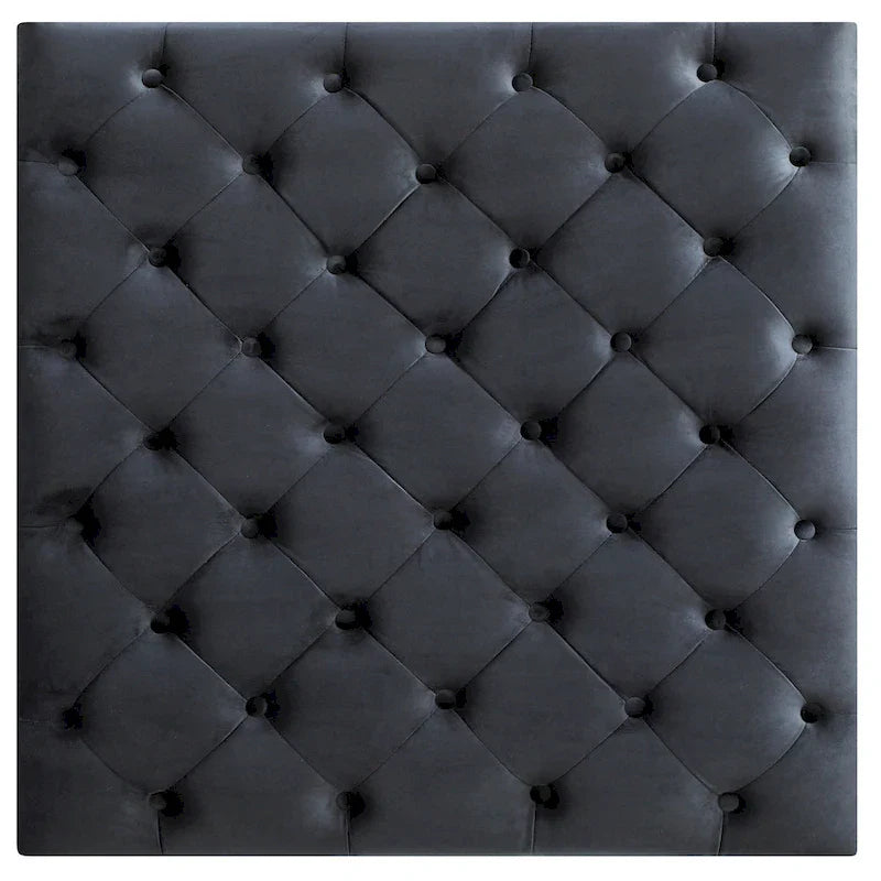 Luxurious Nola Velvet Tufted Extra-Large Ottoman 25