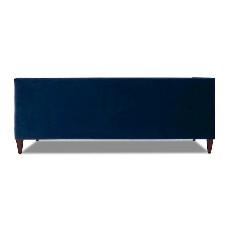 Jack 84 Mid-Century Modern Tuxedo Sofa with Decorative Bolster Pillows 24