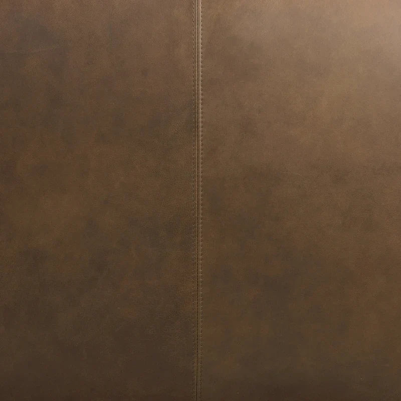 Poly & Bark Denver Leather Ottoman - Authentic Full Grain Italian Leather 22