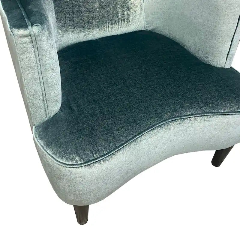 Roundhill Furniture Isla Chenille Oversized Barrel Accent Chair with Armrests for Living Room 5