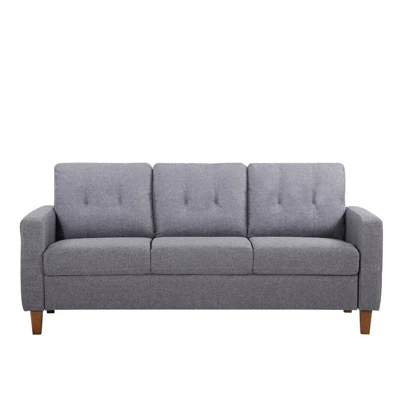 Rossetti Mid-Century Tufted Fabric Sofa 2