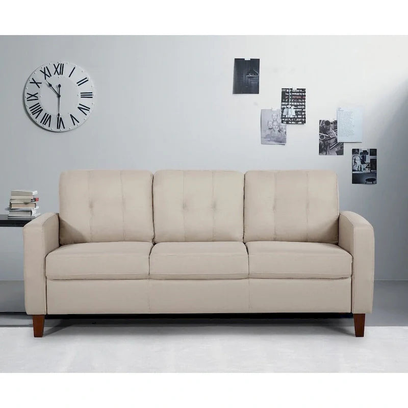 Rossetti Mid-Century Tufted Fabric Sofa 4