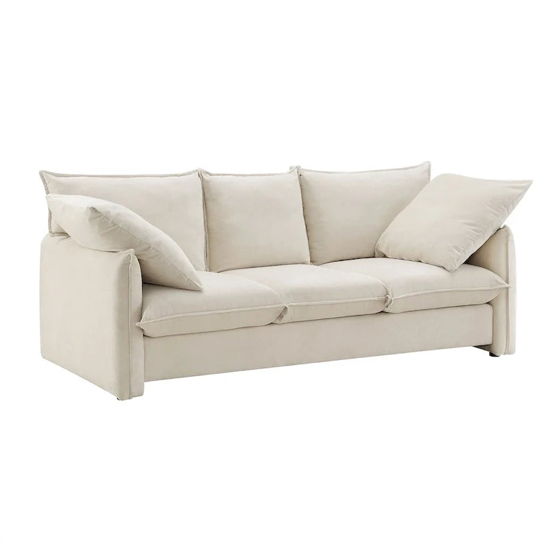 Mid-Century Modern 3-Seat Sofa – Perfect for Living Rooms, Apartments, Lounges, and Bedrooms 23