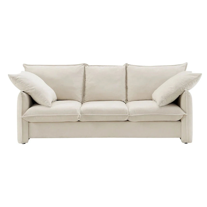 Mid-Century Modern 3-Seat Sofa – Perfect for Living Rooms, Apartments, Lounges, and Bedrooms 7
