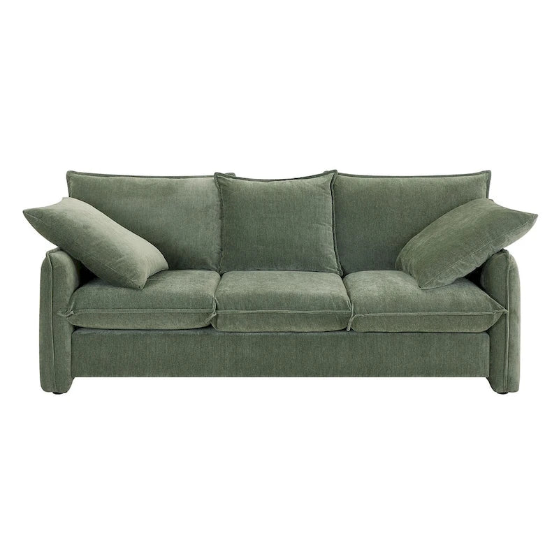 Mid-Century Modern 3-Seat Sofa – Perfect for Living Rooms, Apartments, Lounges, and Bedrooms 12