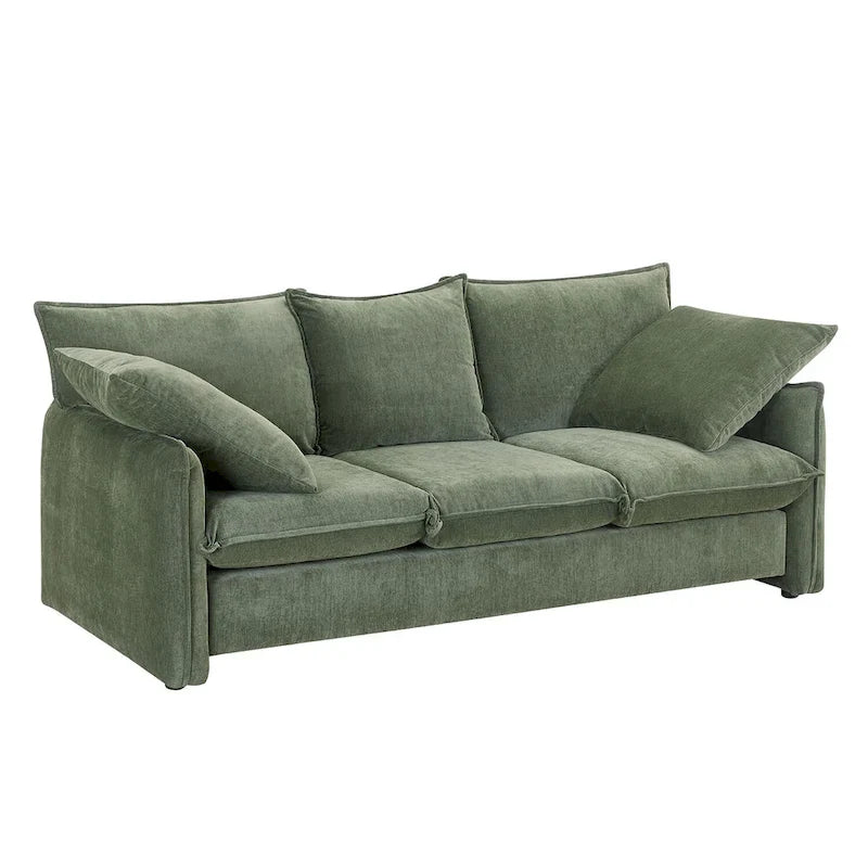 Mid-Century Modern 3-Seat Sofa – Perfect for Living Rooms, Apartments, Lounges, and Bedrooms 13