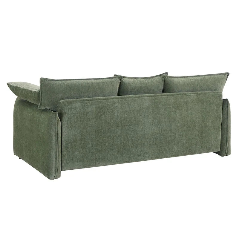 Mid-Century Modern 3-Seat Sofa – Perfect for Living Rooms, Apartments, Lounges, and Bedrooms 14