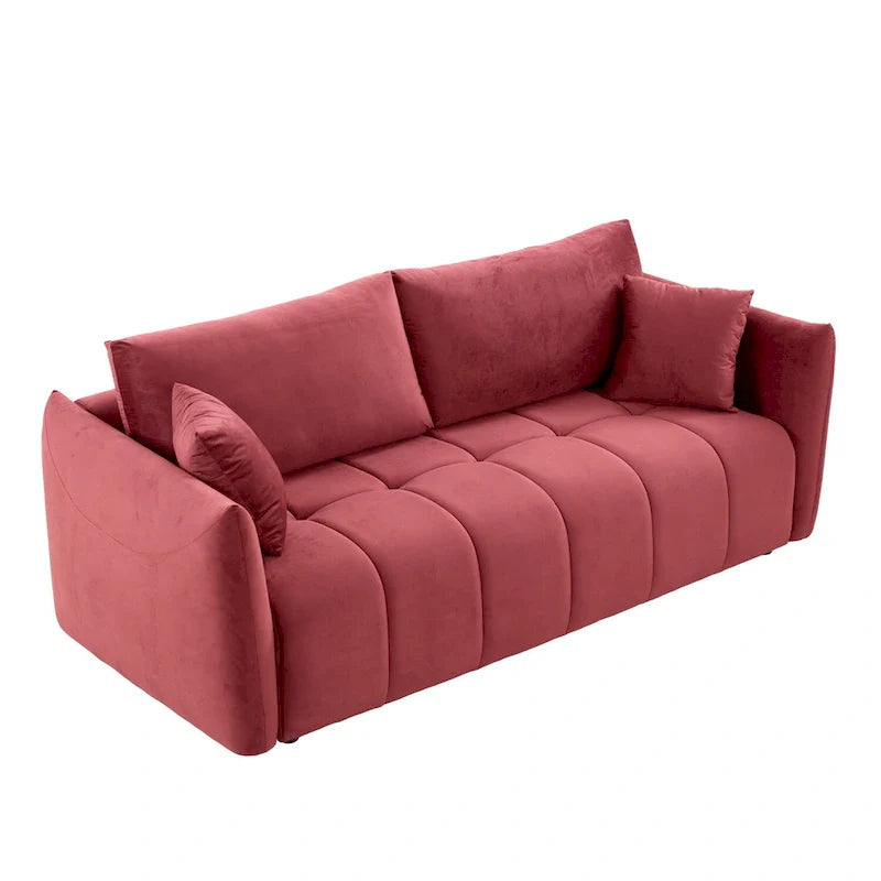 Mid-Century Modern 3-Seat Sofa – Perfect for Living Rooms, Apartments, Lounges, and Bedrooms 22