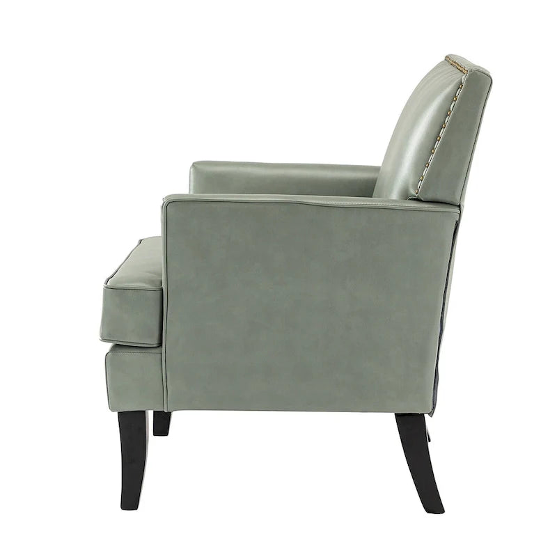 Nileus Set of 2 Modern Classic Polyester Accent Chairs with Solid Wood Legs by HULALA HOME 6
