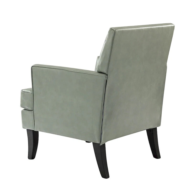 Nileus Set of 2 Modern Classic Polyester Accent Chairs with Solid Wood Legs by HULALA HOME 7