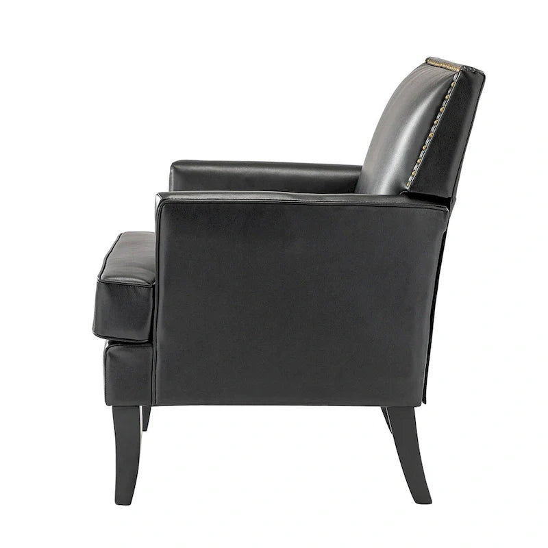 Nileus Set of 2 Modern Classic Polyester Accent Chairs with Solid Wood Legs by HULALA HOME 17