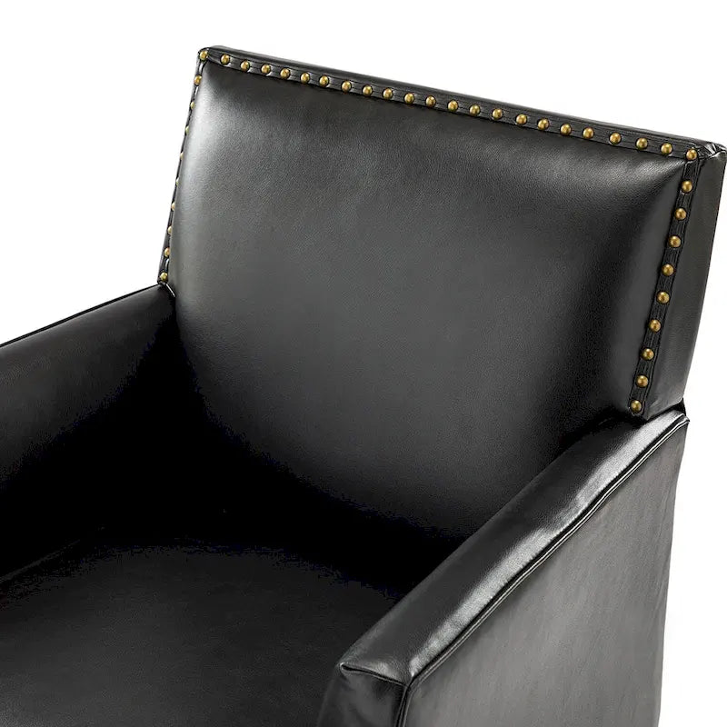 Nileus Set of 2 Modern Classic Polyester Accent Chairs with Solid Wood Legs by HULALA HOME 21