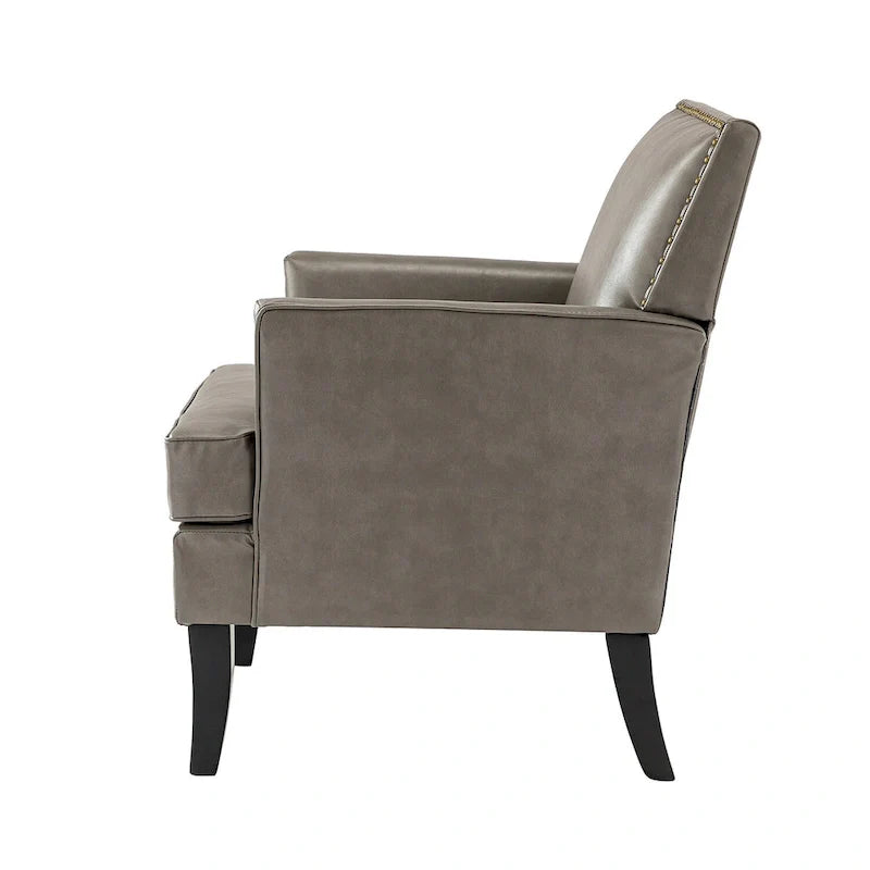 Nileus Set of 2 Modern Classic Polyester Accent Chairs with Solid Wood Legs by HULALA HOME 27