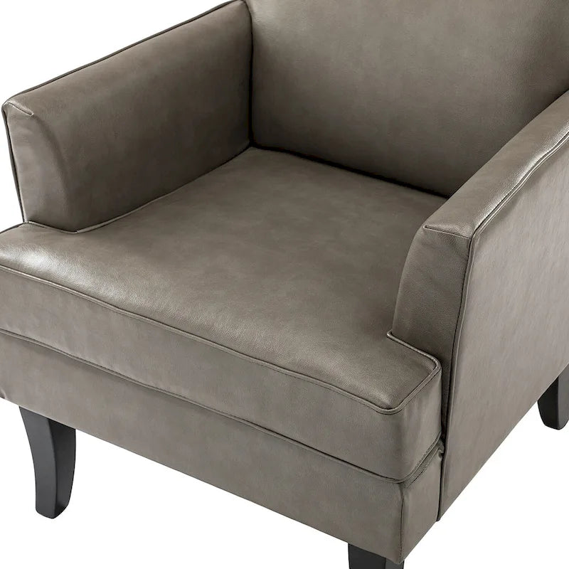 Nileus Set of 2 Modern Classic Polyester Accent Chairs with Solid Wood Legs by HULALA HOME 30