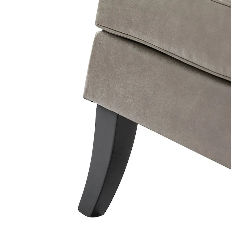 Nileus Set of 2 Modern Classic Polyester Accent Chairs with Solid Wood Legs by HULALA HOME 33
