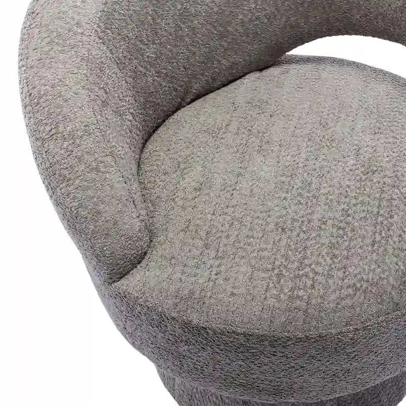 360-Degree Swivel Cuddle Barrel Accent Chairs with Plush Upholstery 12