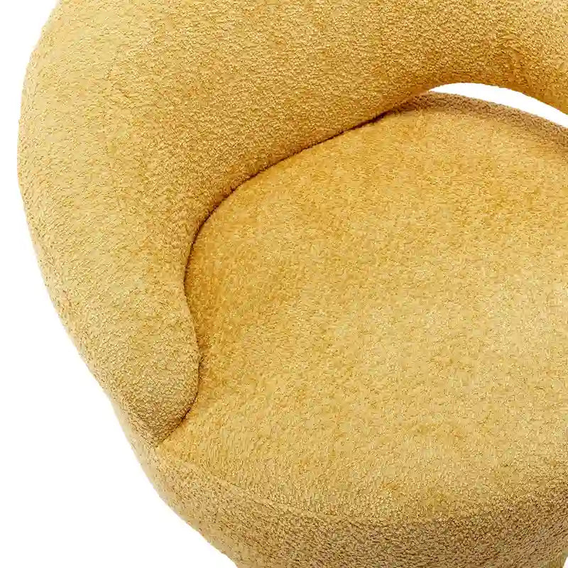 360-Degree Swivel Cuddle Barrel Accent Chairs with Plush Upholstery 24