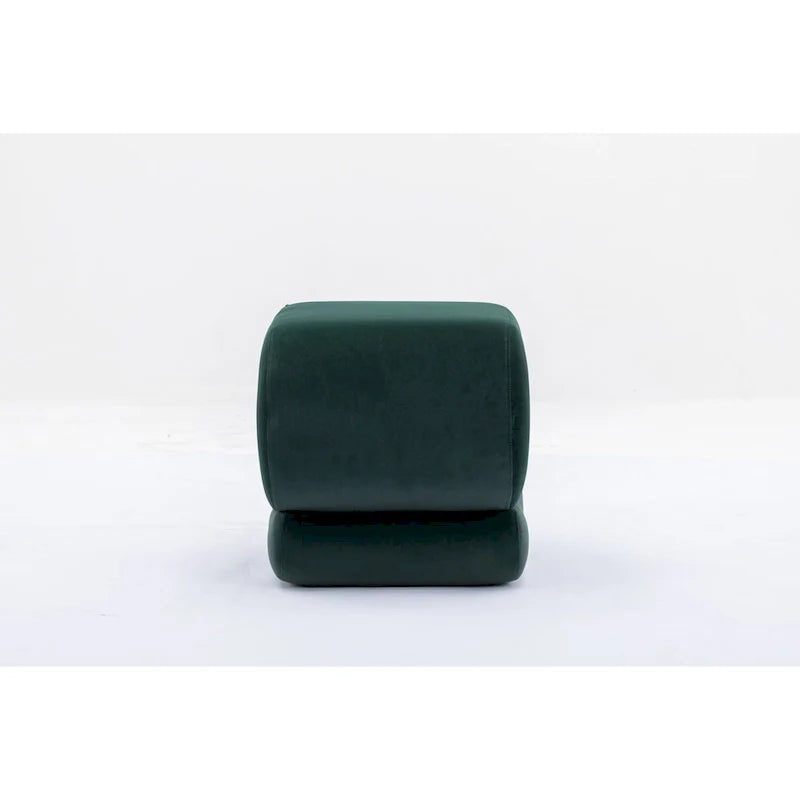 Contemporary S-Shape Ottoman Makeup Stool and Footrest for Living Room and Bedroom 18